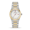 Reloj Swiss military esfera blanca con brazalete de acero y oro