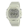 Casio digital blanco con correa de goam blanca deportivo